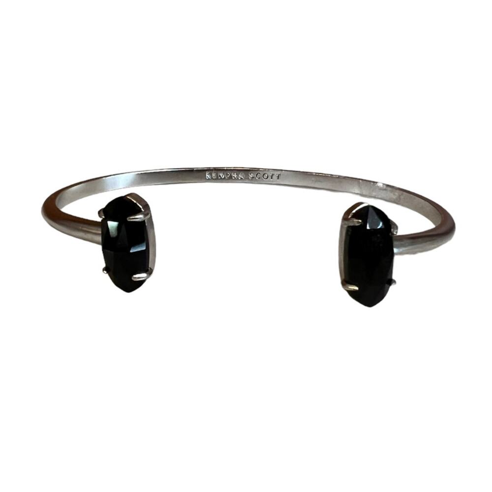 Kendra Scott Edie cuff bracelet silver black